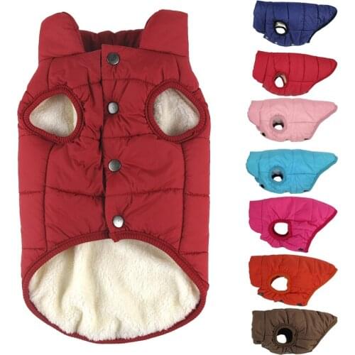 Winter Dog Coat Clothes for Small Medium Large Dogs Clothing Warm Dog Vest Jacket Coat Puppy Winter Clothes Chihuahua Bulldog