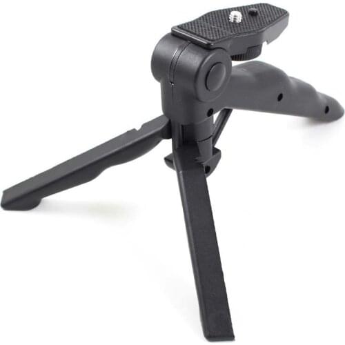 10pcs/lot Mini Tripod Beauty Leg table Tripod Portable folding Tripod Stand for gopro for Micro single camera and sport camera