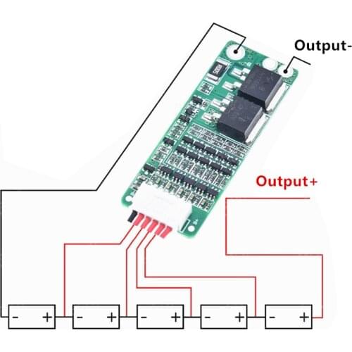 18.5V 21V BMS 5S 15A 3.7V 18650 bms lipo battery protection board for battery charger