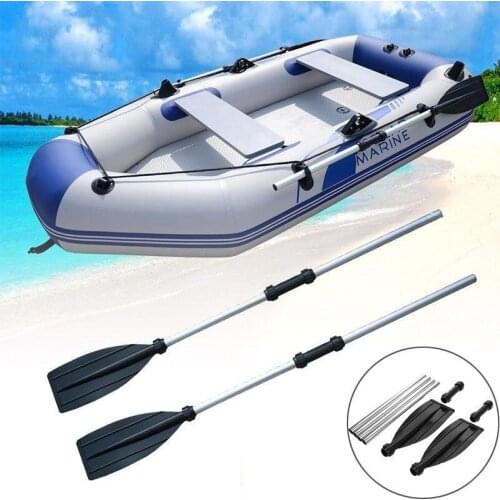 2PCS Boat Rafting Paddle Detachable Assemble Strengthened Boat Dinghy Oars Paddle PVC Inflatable Boat Fishing Kayak Canoe Paddle