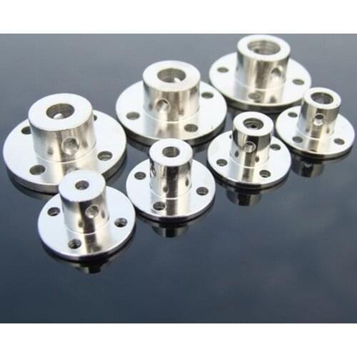 3/3.17/4/5/6/7/8/10/11/12/14mmmm Rigid Flange Coupling Motor Guide Shaft Coupler Motor Connector Shaft Axis Bearing Fittings