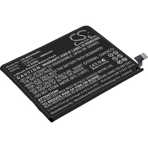 CS 3900mAh / 15.02Wh battery for Wiko View 3 Lite, W-V800 466479