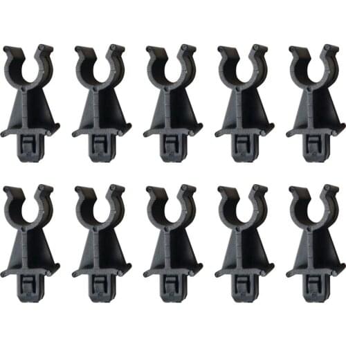 10/50/100PCS/Set Car Hood Retainer Hood Support Rod Clip Holder Car Front Hood Repair Tool Black Retainer Hood Clip Installation