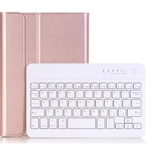PU Leather Case with Removable Wireless Bluetooth Keyboard for Samsung Galaxy Tab A 8.0 2019 SM-P200 SM-P205(with S Pen) Tablet