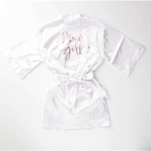 New gorgeous bathrobe custom name bride satin robe women getting married hen party sisters squad mother wedding bridesmaid robes