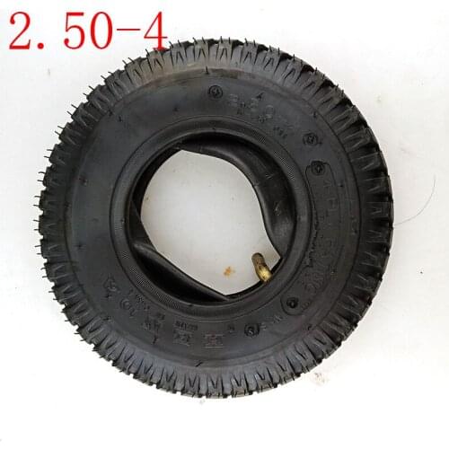 Good Quality 2.50-4 Tire and Inner Tube 2.50-4" for Hand Truck/Utility Cart Gas & Electric Scooter Bike Gas Scooter Bike Motor