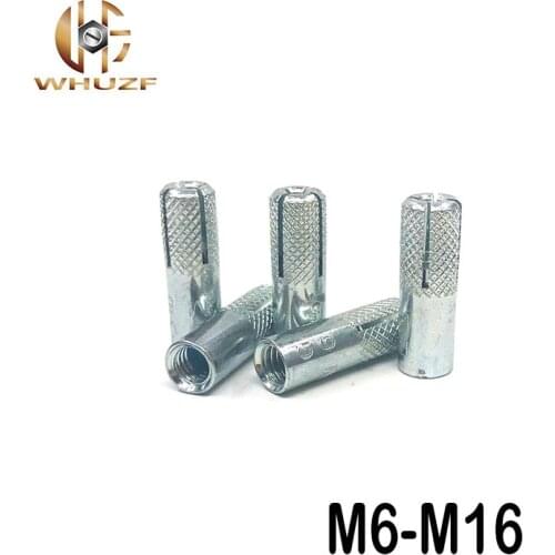 M6-M16 Galvanized Iron Expansion Screws Expansion Bolts Top Burst Blasting Gecko Flat Burst Screws