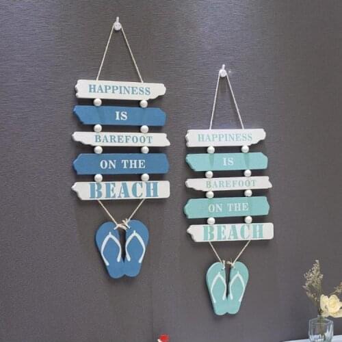 Nautical Decor Wooden Wall Decorative Sign Wood Beach Plaque Door Hanging Decor 37MF