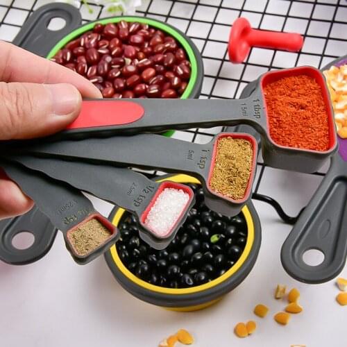 4/8pcs Kitchen Tools Measuring Spoons Set Teaspoon Coffee Sugar Scoop Cake Baking Measuring Cups Kitchen Cooking Baking Tools