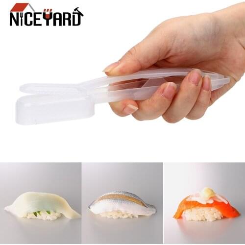 NICEYARD DIY Sushi Maker 1pc Onigiri Rice Mold Food Press Sushi Mold Sushi Making Tools Transparent Kitchen Bento Accessories
