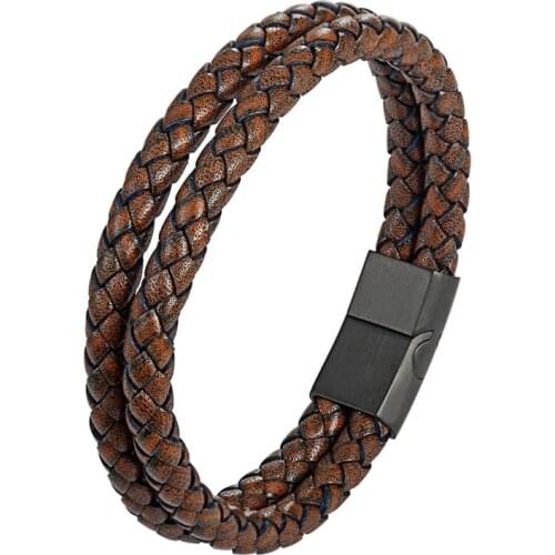 2019 New Fashion Wristband 4 Color Retro Punk Stainless Steel Men Bracelets Women Bangles Summer Best Gift Pulseras Hombre