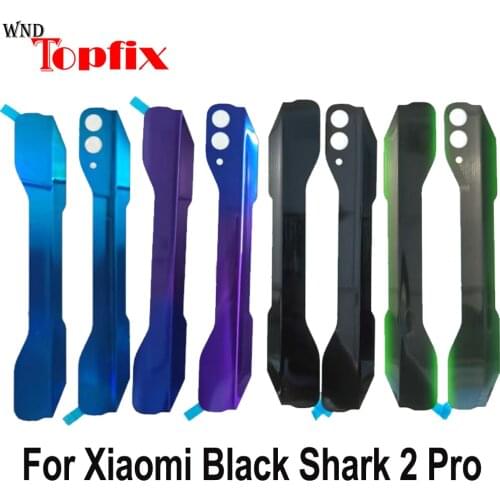 New For Xiaomi Black Shark 2 Pro Rear Cover Left And Right Glass Strips Replacement Parts Battery Back Cover Glass Strips