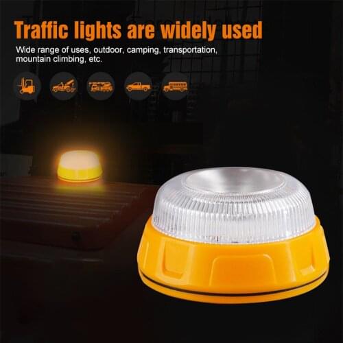 Warning Light Car Super Bright Magnetic Emergency Strobe Light Magnetic Base Roadside Traffic Safety Warning Light Car Beacon La