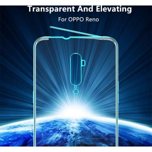 Transparent Lift Phone Case For OPPO Reno 2 10X Zoom Soft Exquisite Protective Update TPU Anti-Shock Cover GKK Shock-proof Shell