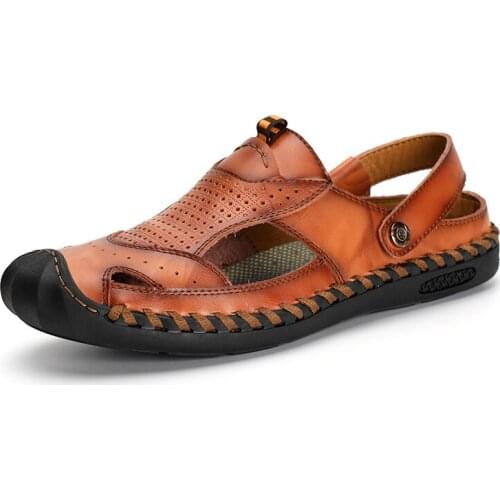 Size mens couro s em para slip dress sandalias man piel casual plage sandalia masculino masculina samool outdoor mens rubber 44