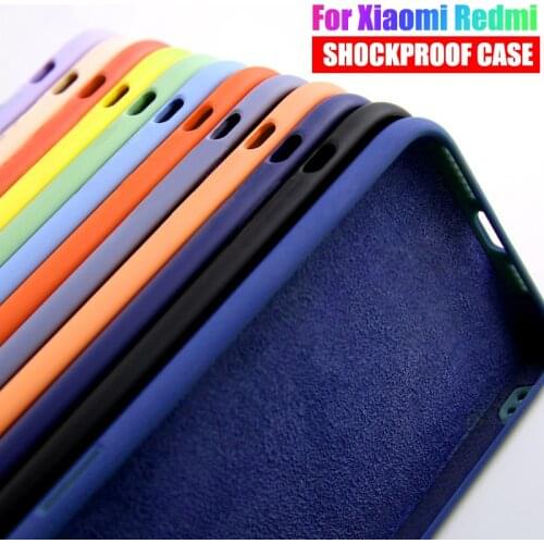 Liquid Silicone Soft TPU Case For Xiaomi Mi Note 10 5G 9T Mi 8 SE Mi 9 A3 Lite Redmi 9A 9C 10X 8A Redmi Note 9 8 Pro 9S 8T Cover