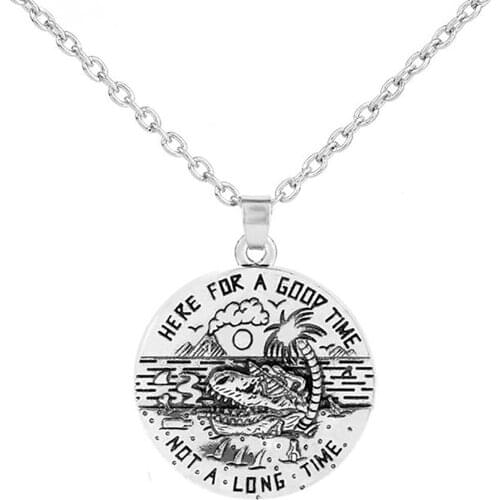 Mix Styles Message Home is Where the Heart is Round Pendant Necklace Antique Sliver Camping Meaningful Charm Necklace Jewelry