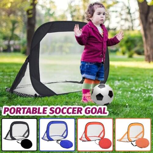 Outdoor Sports Goal Foldable Training Football Goal Portable Outdoor Childrens Sports training Toys set football accessories E2