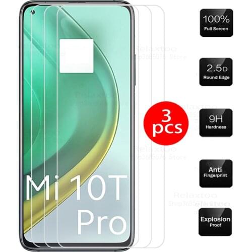 Glass on For Xiaomi Mi 10T Tempered Glass Xiao Mi 10T 10 T Pro Lite light Screen Protector HD Full Cover Phone Glass Mi 10T 5G