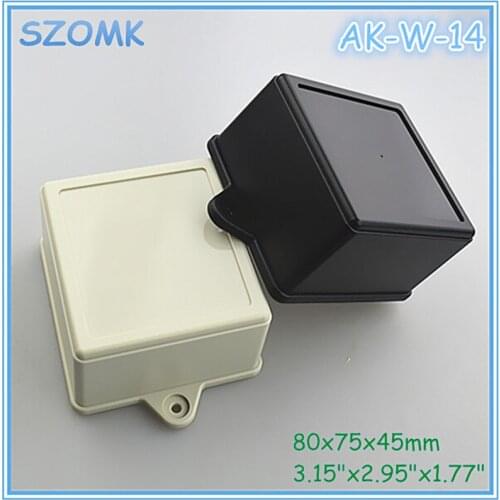 Szomk enclosure electronics wall mounting plastic box (1 pcs) 80*75*45mm electrical junction box plastic instrument case