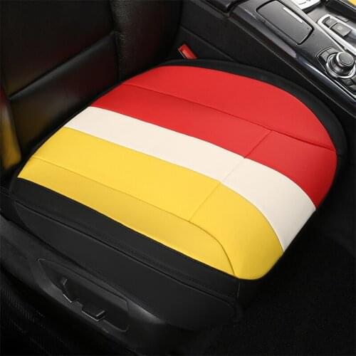 Four Seasons Car Seat Cover PU Leather Cars Seat Cushion Automobiles Seat Protector Universal Car Chair Pad Mat Auto Accessories