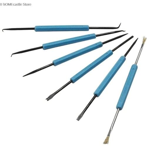 Solder Assist Tools Yeeco 6 Pieces Double Sided Soldering Assist Aid Electronic Repair Tools Welding Accessory Kit with Blue He