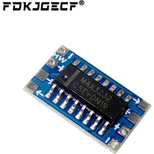 10pcs/lot mini RS232 MAX3232 Levels to TTL level converter board serial converter board