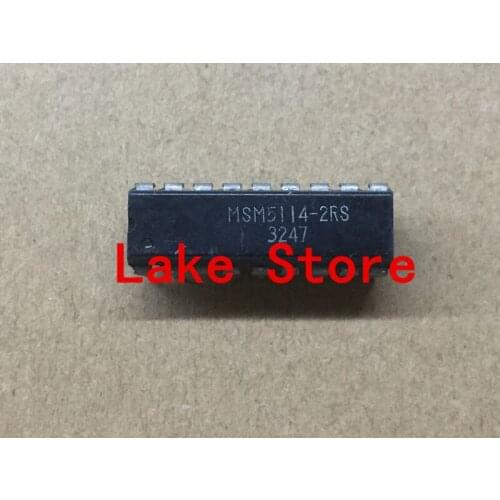 10 unids/lote MSM5114-2RS MSM5114 DIP18