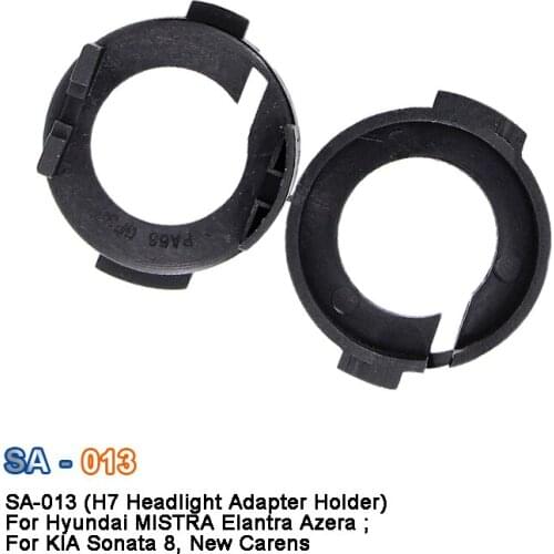 2*Pieces H7 LED Headlight Bulbs Holder Adapter base For Hyundai MISTRA ,New elegant respect, Avante ,KIA Sonata 9, New Carens