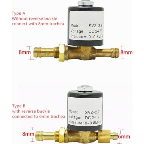 Argon arc welding machine Solenoid valve SVZ-2.2 Model Electric Magnetic valve without/with reverse buckle Solenoid valve,F20064