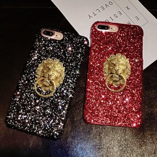 Glitter Sequins Bracket Phone Case For Samsung Galaxy S7 Edge cover A6 Plus A5 A8 A7 2018 J5 J7 Prime J3 J6 plus M20 J4 J8 2018