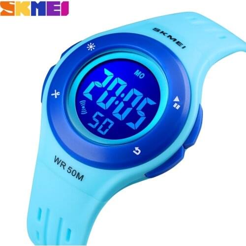 Kids Watches LED Sport Style Childrens Digital Electronic Watch Boy Girl Fashion Children Cartoon 50M Waterproof Watch SKMEI