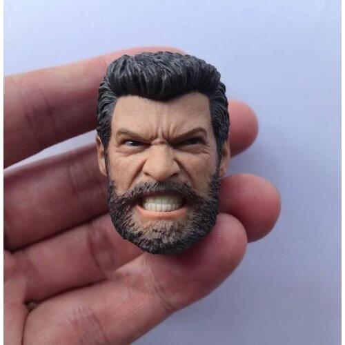 1/6 scale figure doll accessories the aged Hugh Jackman head sculpt for 12" Action figure doll A0036