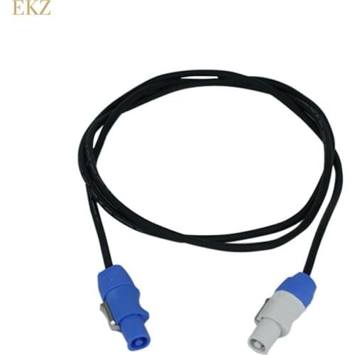 Powercon Connector Plug 1/2/3 Meter Hand in Hand Plug Powercon Blue White Plug Disco Light Laser Moving Head Lamp Smoke Machine