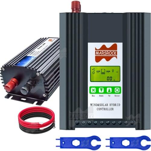 Mars Rock 2500w Buck And Boost Mppt Wind Solar Hybrid Charge Discharge Controller 48v For 0-1000w Wind 0-1500w Solar(WSB2500W48)