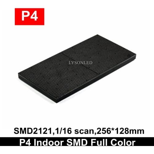 Free Shipping P4 Indoor RGB LED Matrix 64x32 Pixels SMD Video Display Full Color Panel Module
