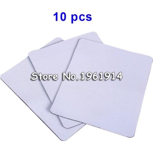 10pcs 24x20x0.2cm Blank Mouse Pad DIY 3D Sublimation Heat Press Blank Mouse Mats