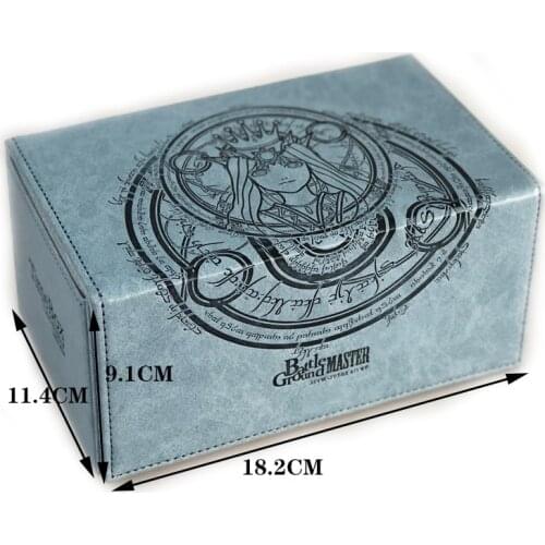 High Quality TW Leather Folio Box Goddess Card Box PTCG Magical Cards Deck Box Gathering Classic Cards Case