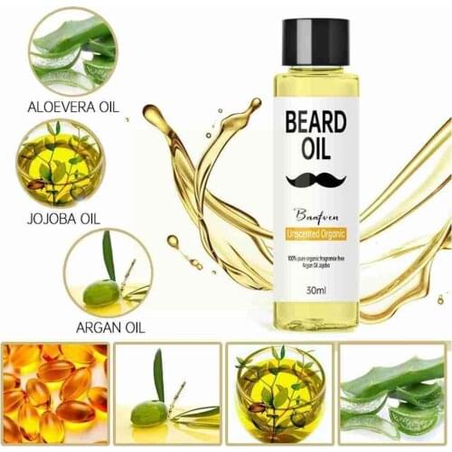 30ML Beard Oil For Beard Growth Natural Organic Beard Smoothing Hair Care Growth For Man Beauty Moisturizing Oil Products E3V3