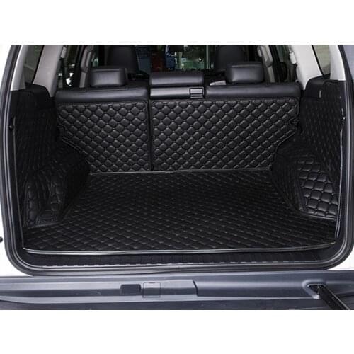 Newly! Special trunk mats for Toyota Land Cruiser Prado 150 5 seats 2017-2010 waterproof cargo liner boot carpets,Free shipping