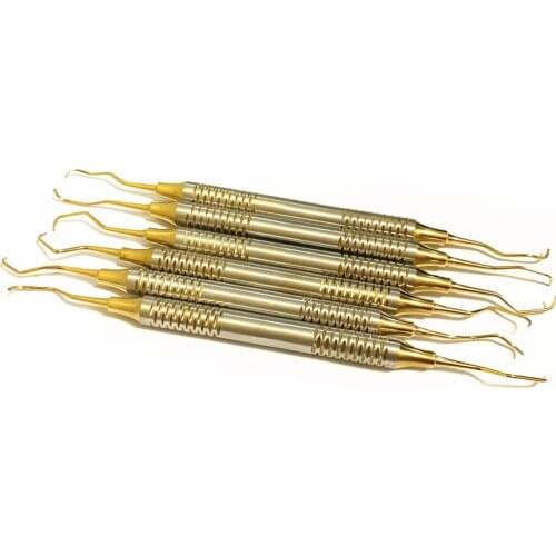 Dental Tooth Cleaning Scaler Dental Professional Gracey Curette Periodontal Bone Curettes Perio Dental Instrument Tool Hand use