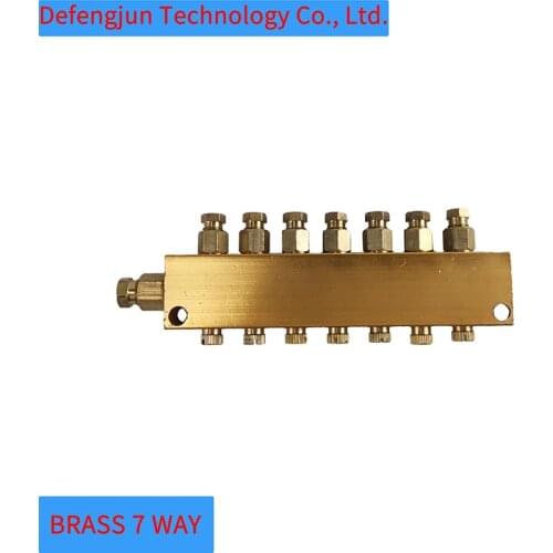 Flow Adjustable Lubricating Oil Distributor Grease Separator With Filter For Lubrication System CNC Machines