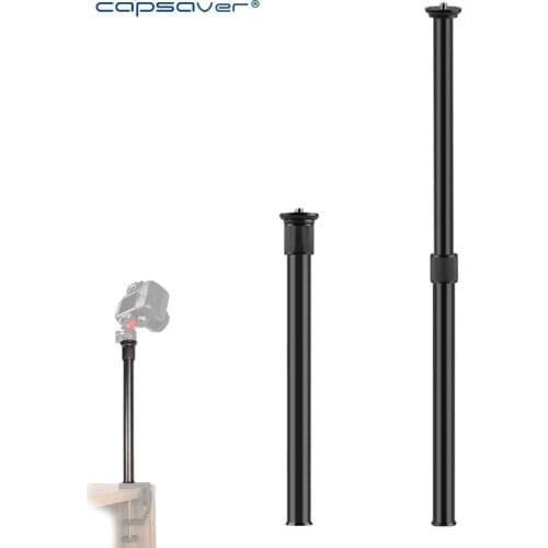 Capsaver 60CM Extension Rod Handheld Extension Stick Stabilizer Tube with 1/4 3/8 Screw for Gimbal Sports Camera Phone Selfie