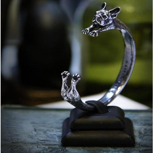 Unique Europe and United States Restore Ancient Ways Ideas French Bulldog Bangles High Quality For Women