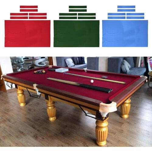 Premium Pool Table Felt Snooker Accessories Billiard Table Cloth for 7 or 8 Foot Table Choose from Blue / Red / Green
