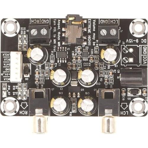 CS4334 IIS/I2S to Stereo Analog Audio Signal Transceiver