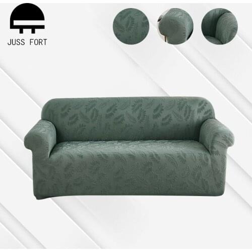 1/2/3/4-Seater Jacquard Sofa Covers Thicken Elastic Sofa Slipcover Sectional Couch Cover Furniture Protector L Shape Need 2pc