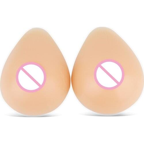 ONEFENG Hot Sale Silicone Breast Forms Triangle Teardrop-shaped for Shemale Transgender Artificial Prosthesis 300-1400g/pair