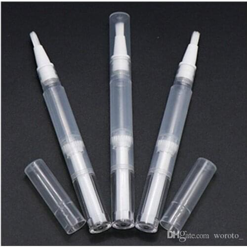 3ml Empty Twist Pen With Brush Cosmetic Container Lip Gloss Eyelash Growth Liquid Tube