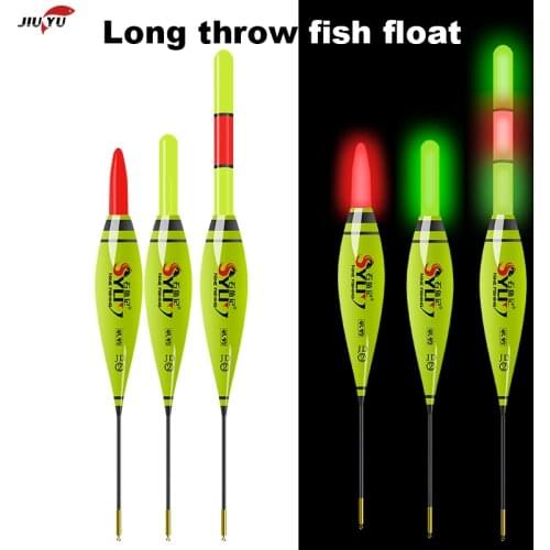 JiuYu 3Pcs LED Fishing Float Electric Float Light Deep Water Float Fishing Tackle Ocean Boat Fishing Fishing Boya De Pesca CR425